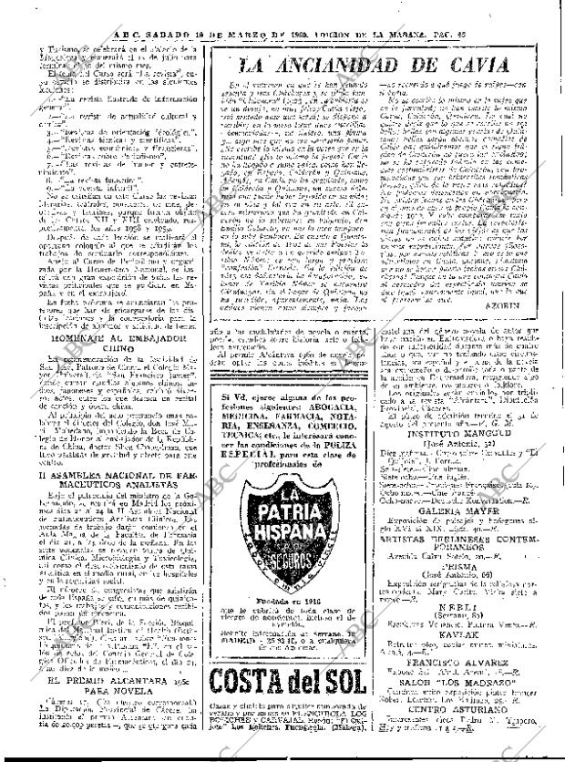 ABC MADRID 19-03-1960 página 43