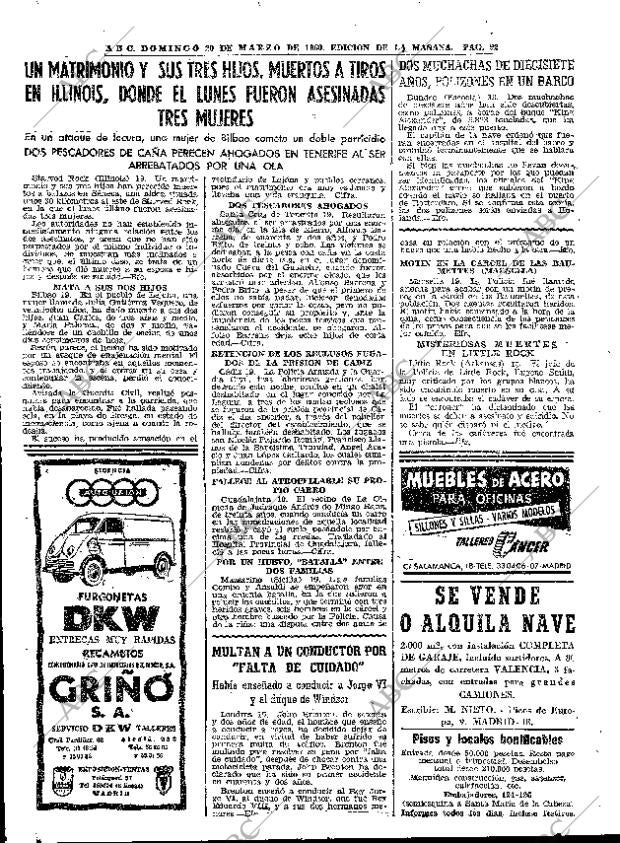 ABC MADRID 20-03-1960 página 92