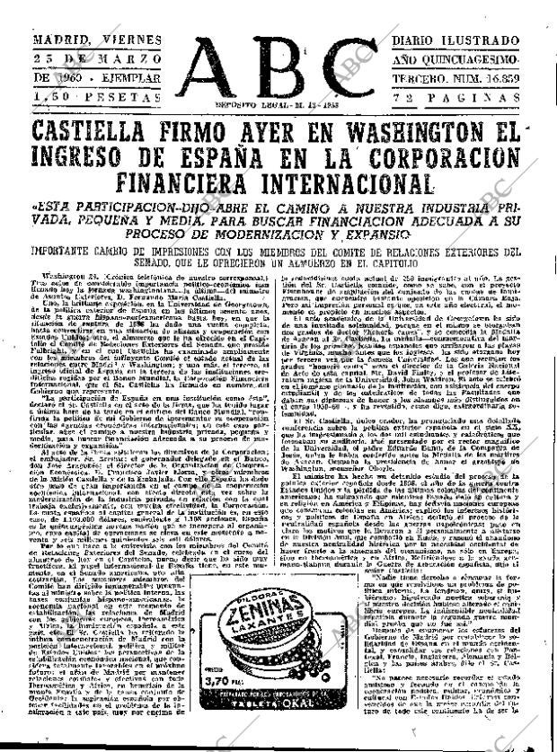 ABC MADRID 25-03-1960 página 31