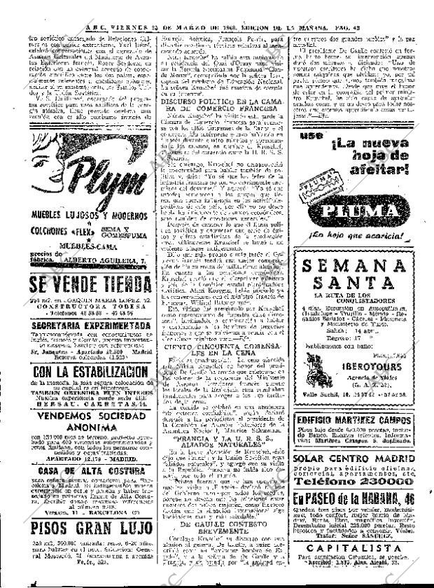 ABC MADRID 25-03-1960 página 42