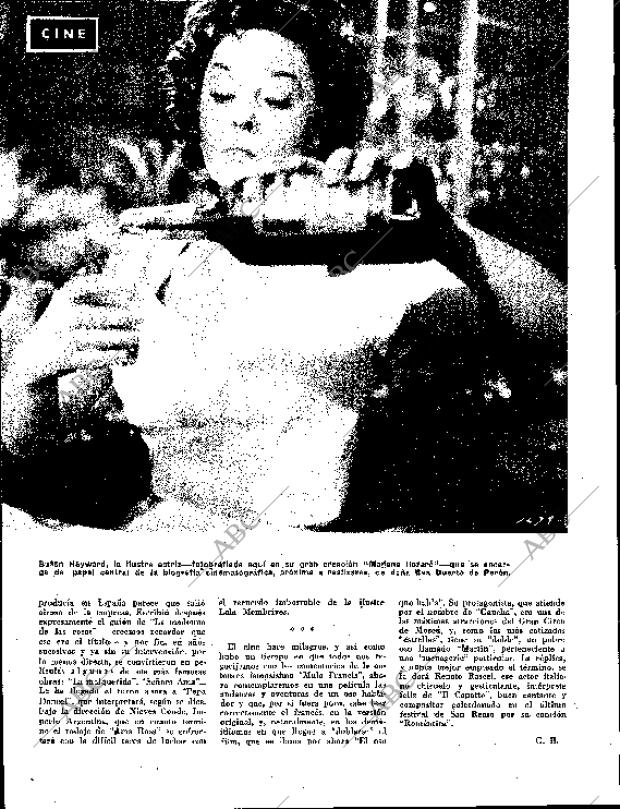BLANCO Y NEGRO MADRID 26-03-1960 página 54