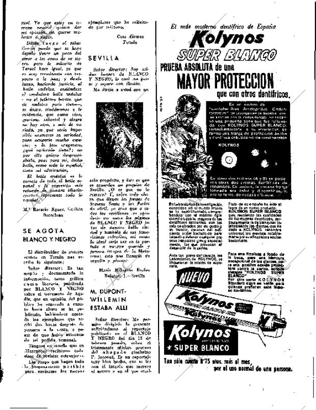 BLANCO Y NEGRO MADRID 26-03-1960 página 7
