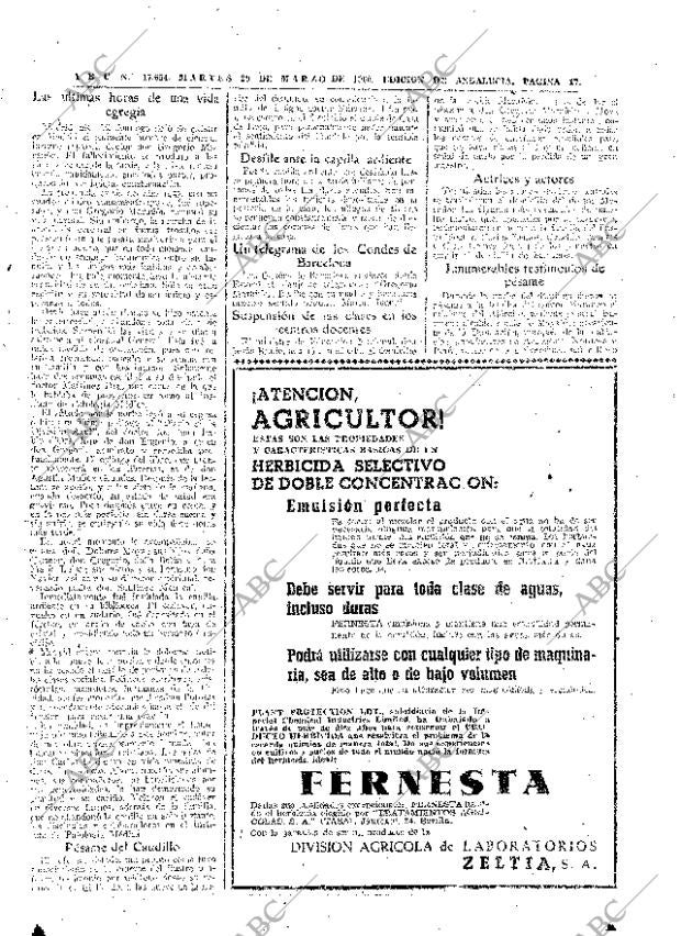 ABC SEVILLA 29-03-1960 página 17