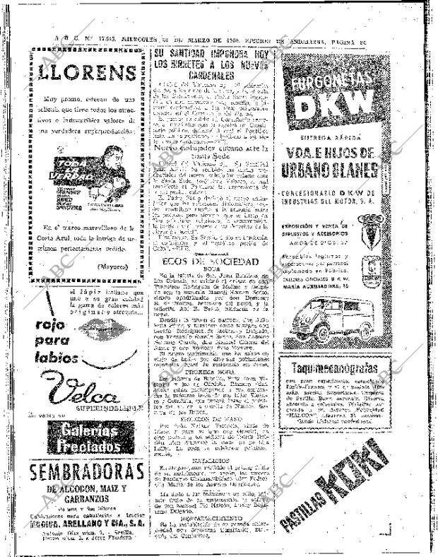 ABC SEVILLA 30-03-1960 página 26