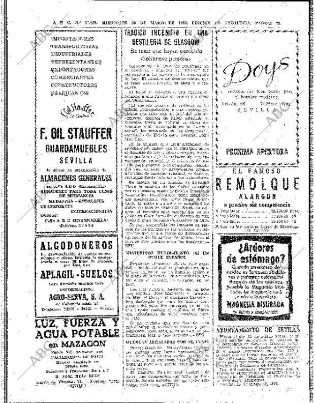 ABC SEVILLA 30-03-1960 página 28