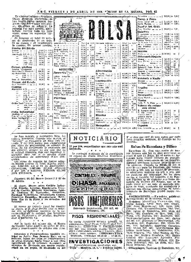 ABC MADRID 01-04-1960 página 43