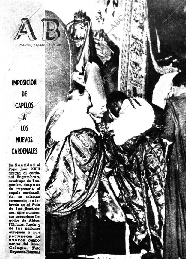 ABC MADRID 02-04-1960 página 1