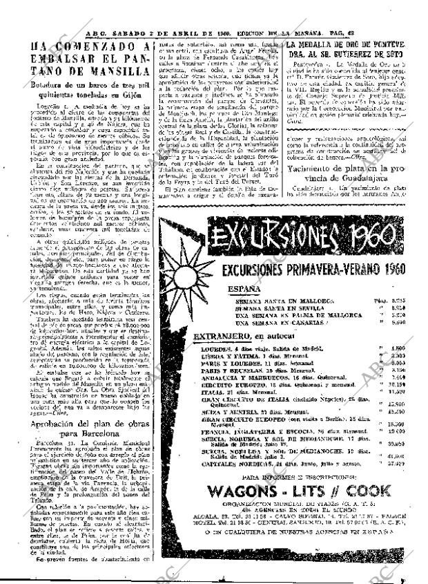 ABC MADRID 02-04-1960 página 43