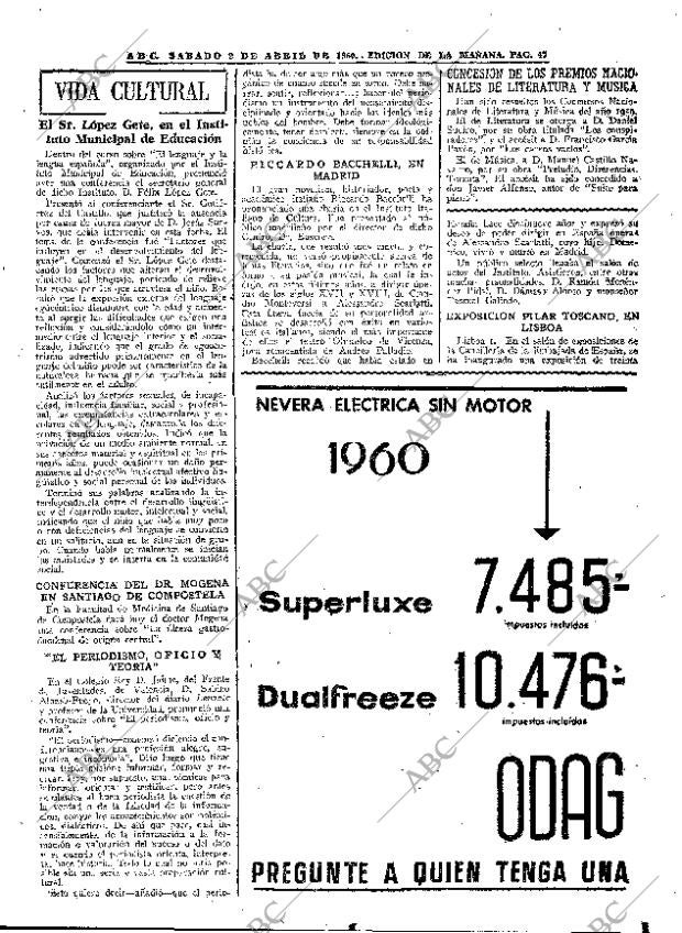ABC MADRID 02-04-1960 página 47