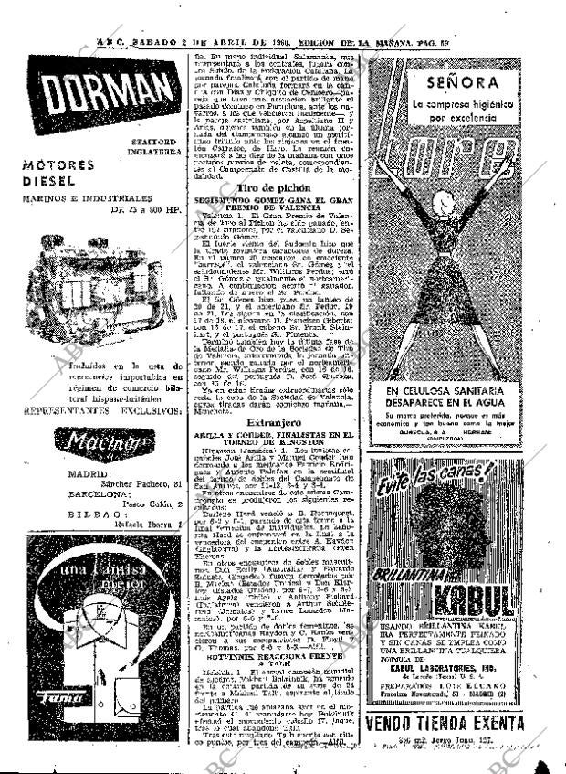 ABC MADRID 02-04-1960 página 59