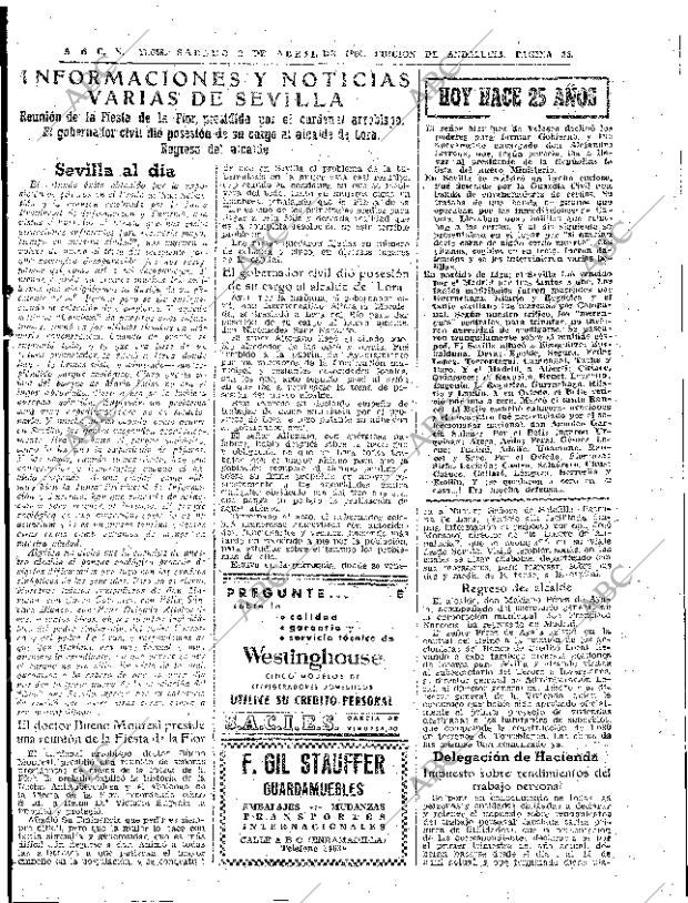 ABC SEVILLA 02-04-1960 página 33