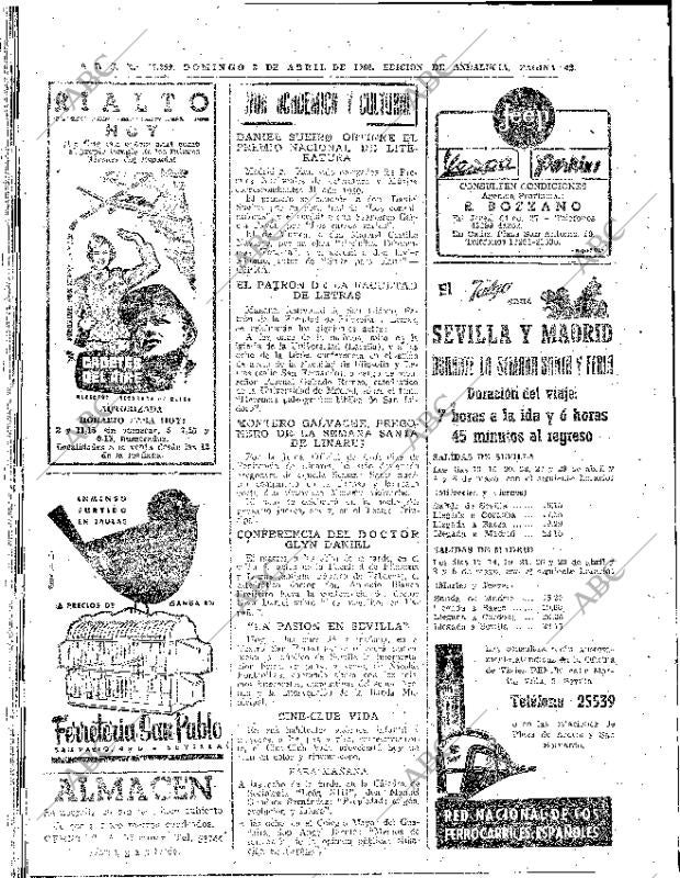 ABC SEVILLA 03-04-1960 página 42