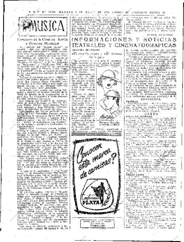 ABC SEVILLA 05-04-1960 página 49