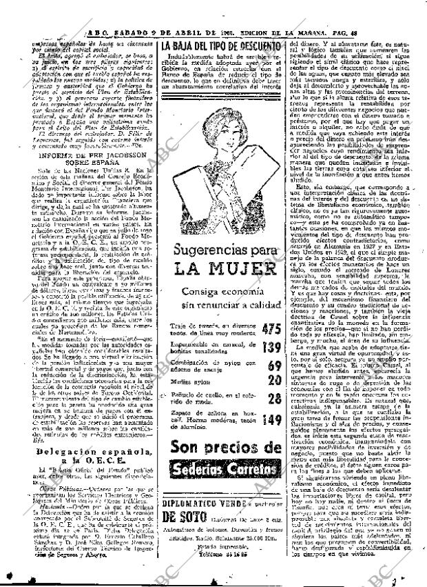 ABC MADRID 09-04-1960 página 48