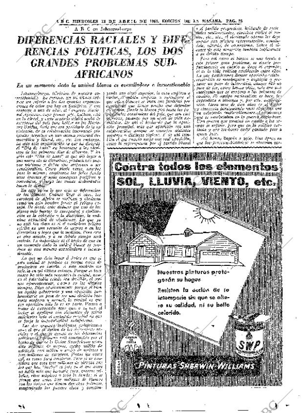 ABC MADRID 13-04-1960 página 25