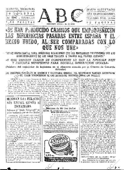 ABC MADRID 20-04-1960