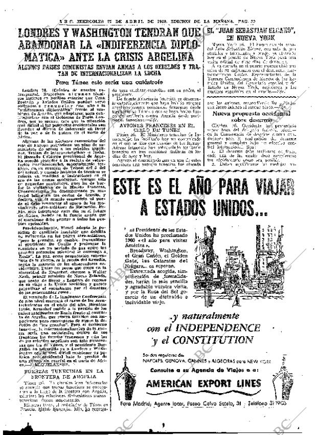 ABC MADRID 27-04-1960 página 39