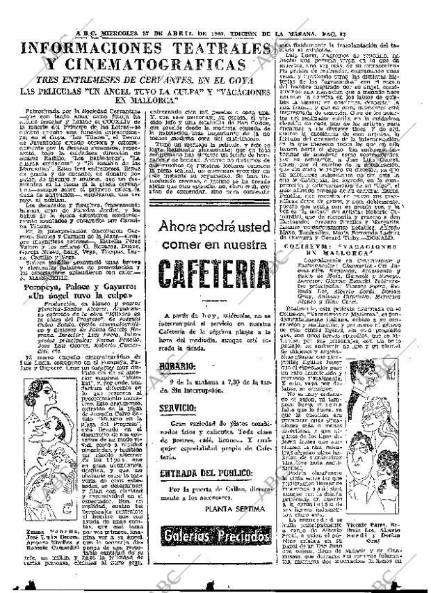 ABC MADRID 27-04-1960 página 62