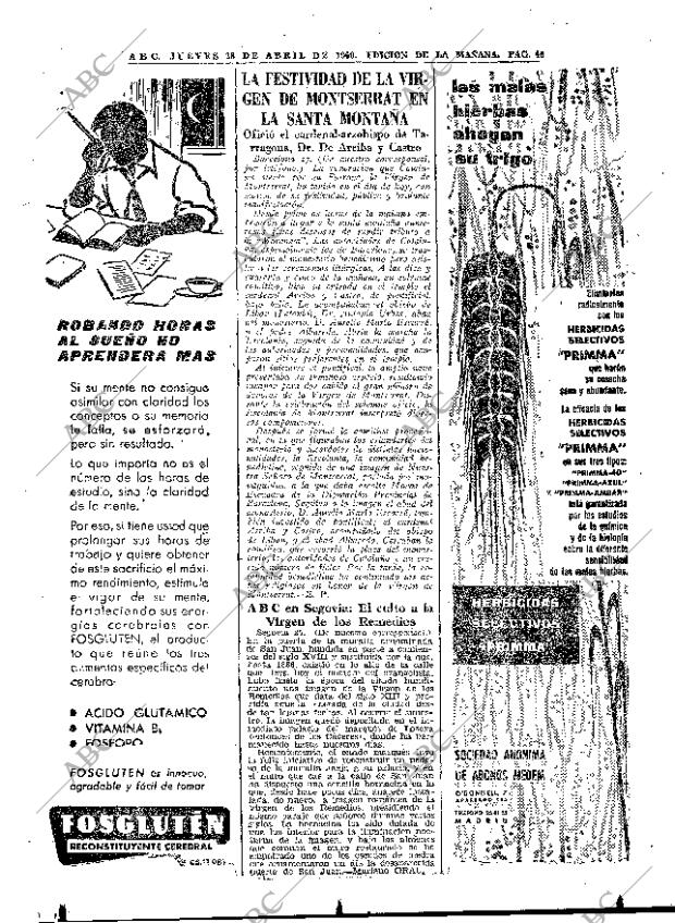 ABC MADRID 28-04-1960 página 46