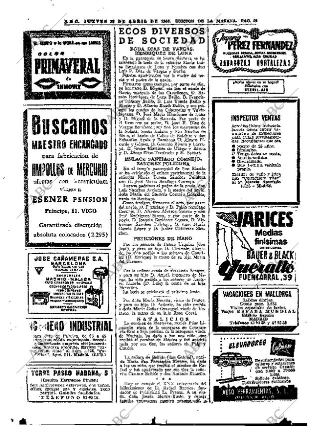 ABC MADRID 28-04-1960 página 60