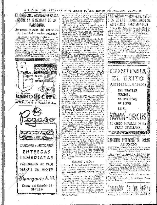 ABC SEVILLA 29-04-1960 página 36