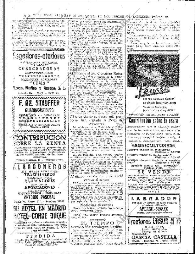 ABC SEVILLA 29-04-1960 página 40