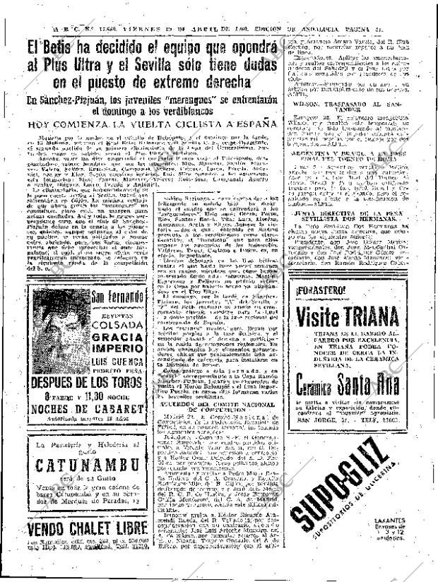 ABC SEVILLA 29-04-1960 página 41