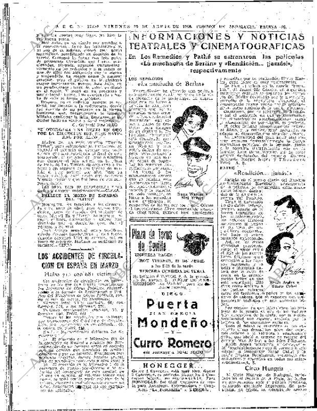 ABC SEVILLA 29-04-1960 página 46