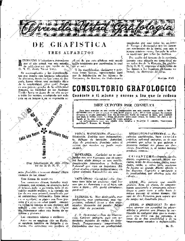 BLANCO Y NEGRO MADRID 30-04-1960 página 113