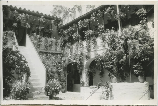 El patio de la calle San Basilio, número 50, al que el jurado del concurso...