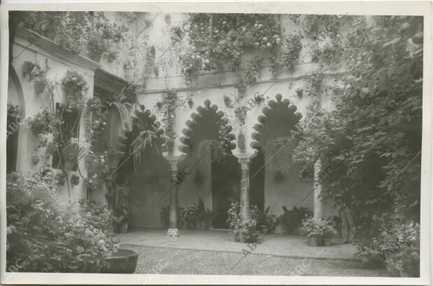 Este bellísimo patio de la calle Manrique, que obtuvo un primer premio