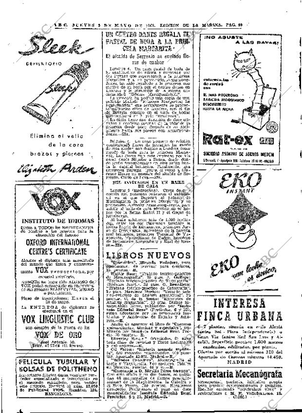 ABC MADRID 05-05-1960 página 40
