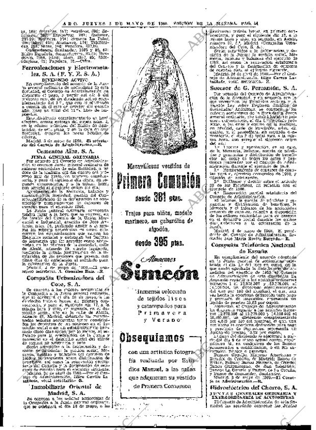 ABC MADRID 05-05-1960 página 54