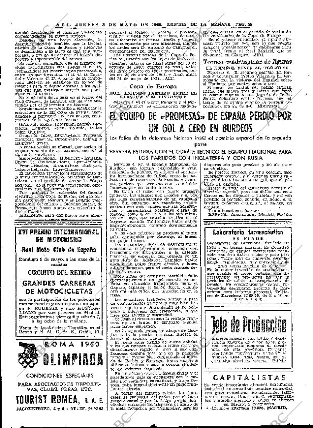 ABC MADRID 05-05-1960 página 58