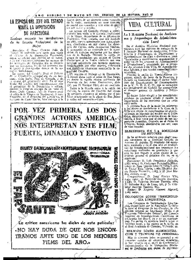 ABC MADRID 07-05-1960 página 61