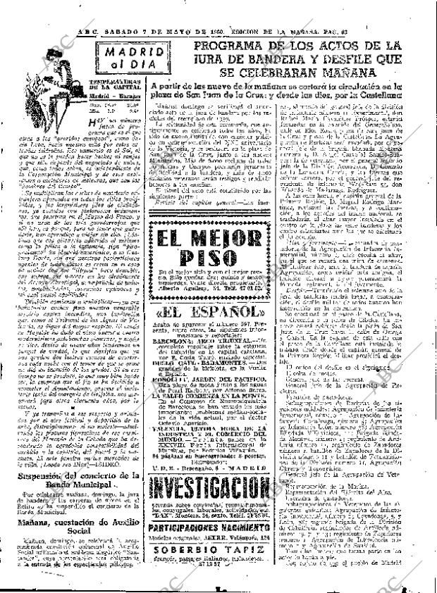 ABC MADRID 07-05-1960 página 63