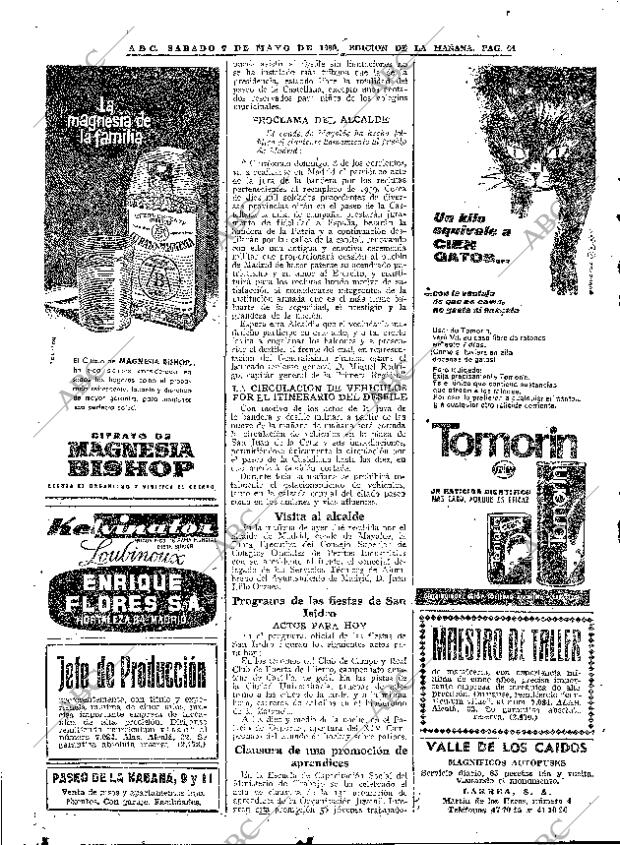 ABC MADRID 07-05-1960 página 64