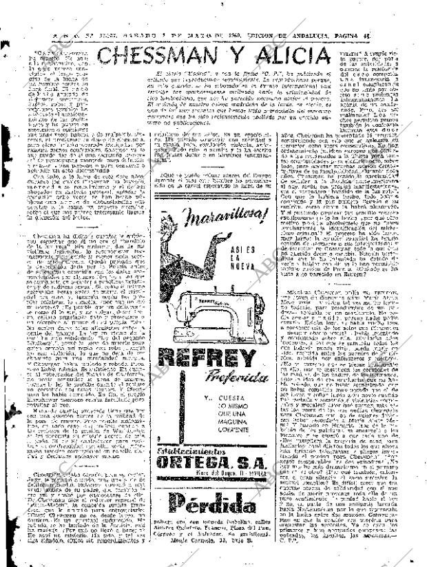 ABC SEVILLA 07-05-1960 página 41