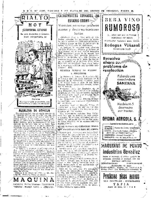 ABC SEVILLA 07-05-1960 página 42