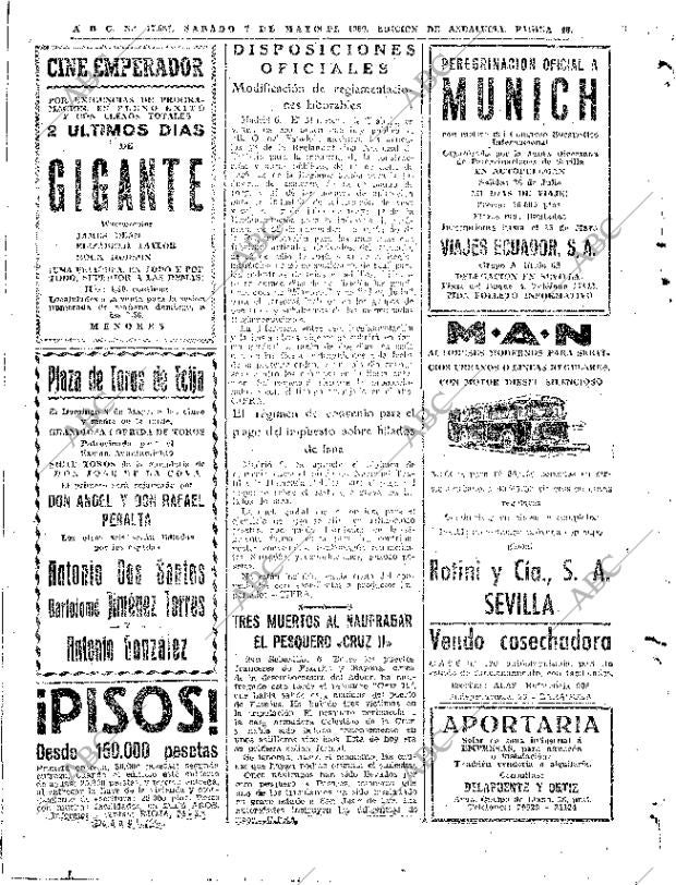 ABC SEVILLA 07-05-1960 página 46