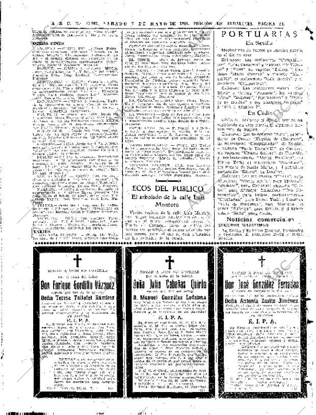 ABC SEVILLA 07-05-1960 página 54