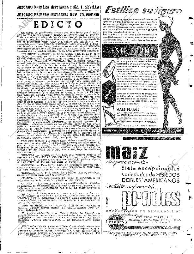 ABC SEVILLA 07-05-1960 página 58