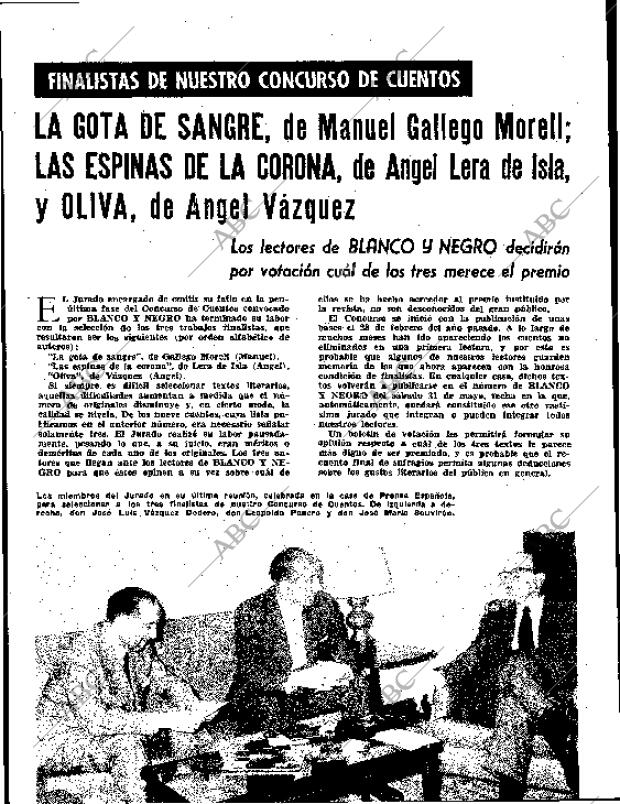 BLANCO Y NEGRO MADRID 07-05-1960 página 80