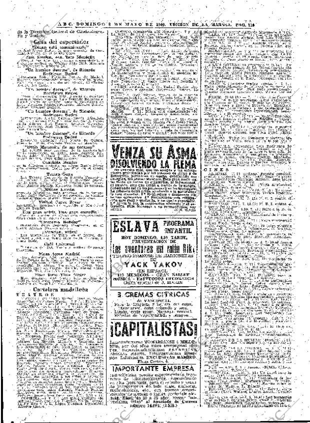 ABC MADRID 08-05-1960 página 110