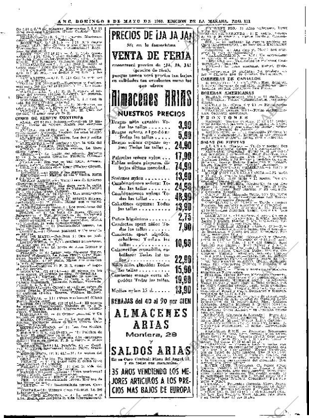 ABC MADRID 08-05-1960 página 111