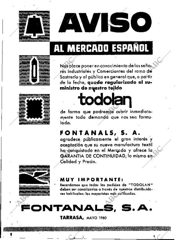 ABC MADRID 08-05-1960 página 40