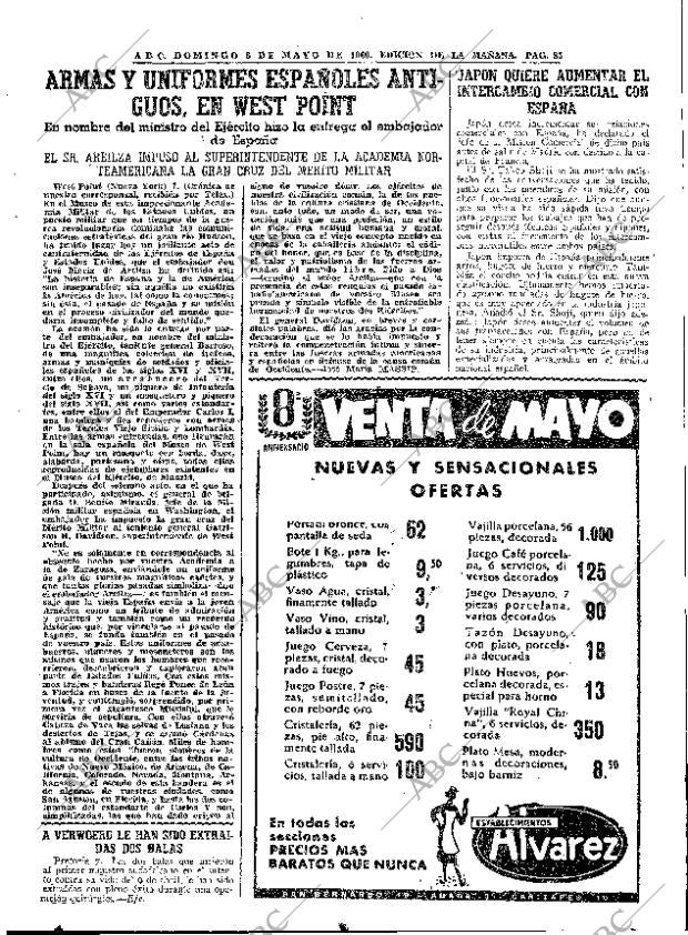ABC MADRID 08-05-1960 página 85
