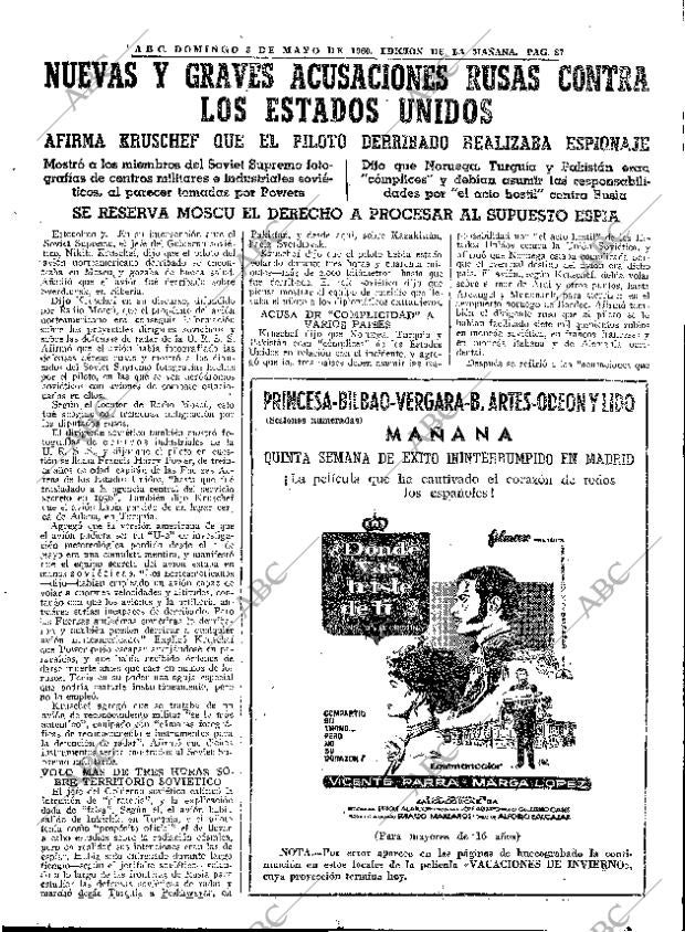 ABC MADRID 08-05-1960 página 87