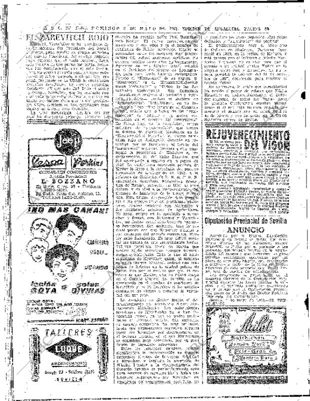 ABC SEVILLA 08-05-1960 página 50