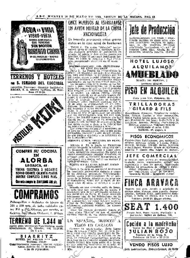 ABC MADRID 10-05-1960 página 62